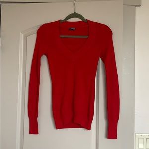 Red express sweater